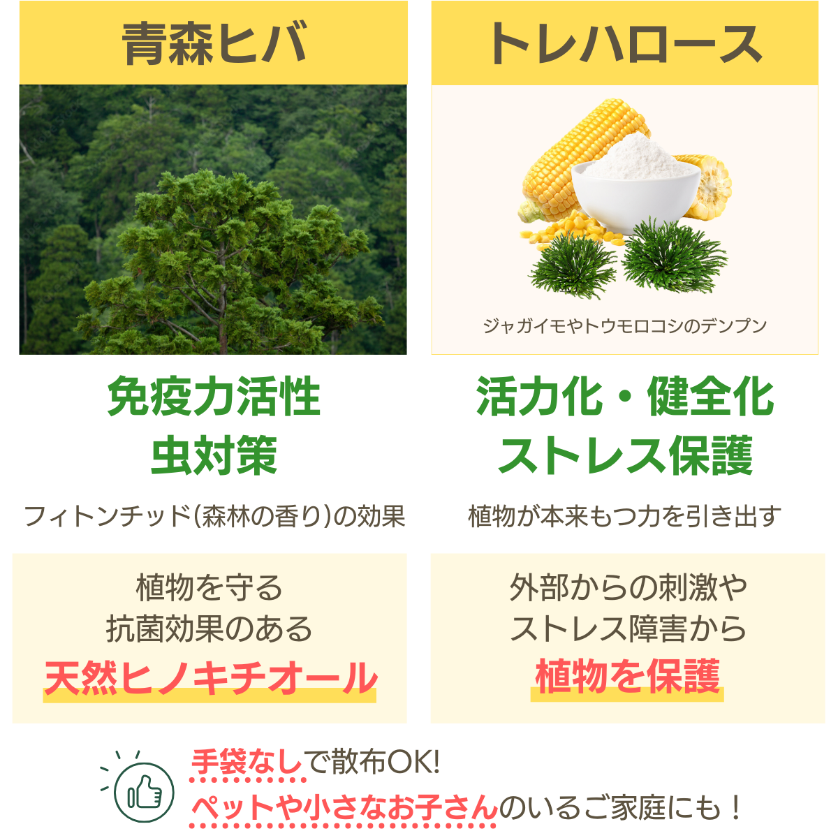 天然植物活性剤 ヒバ油MIX植物活性液 (100mL）