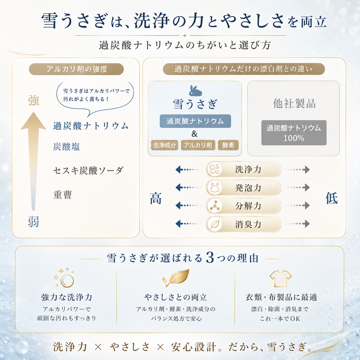 酸素系漂白剤 雪うさぎ (600gx10個）
