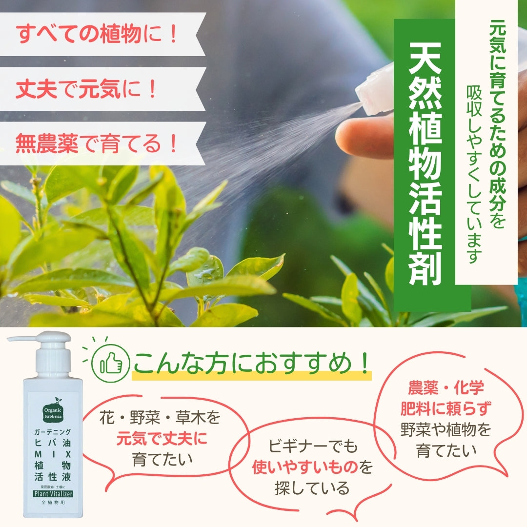 天然植物活性剤 ヒバ油MIX植物活性液 (100mL）