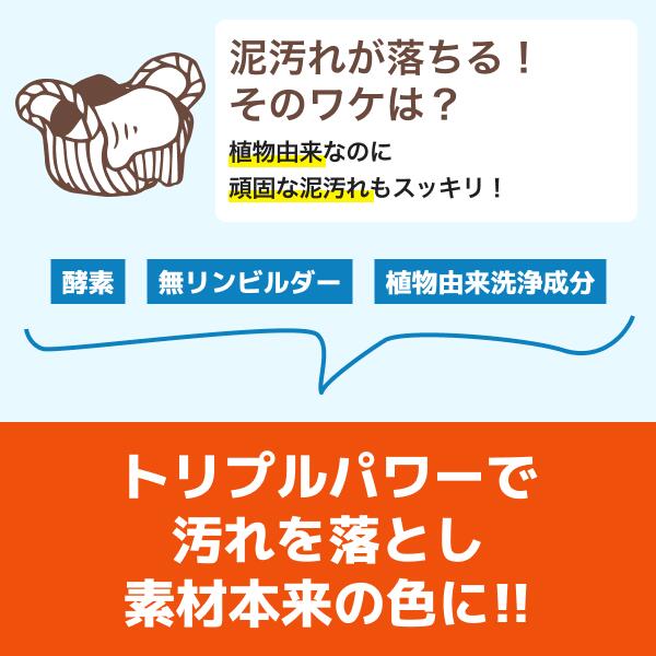 泥汚れ専用ドリームスター衣類洗濯洗剤 (500g）