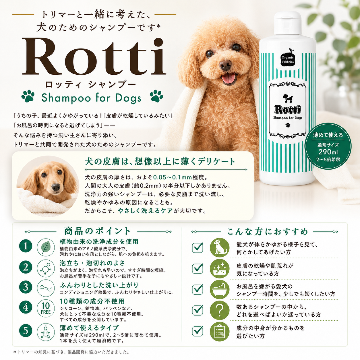 愛犬想いのシャンプーギフトセット